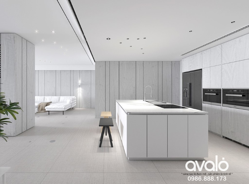 thiet ke noi that chung cu phong cach toi gian 1 31533 Thiết kế nội thất chung cư theo phong cách tối giản