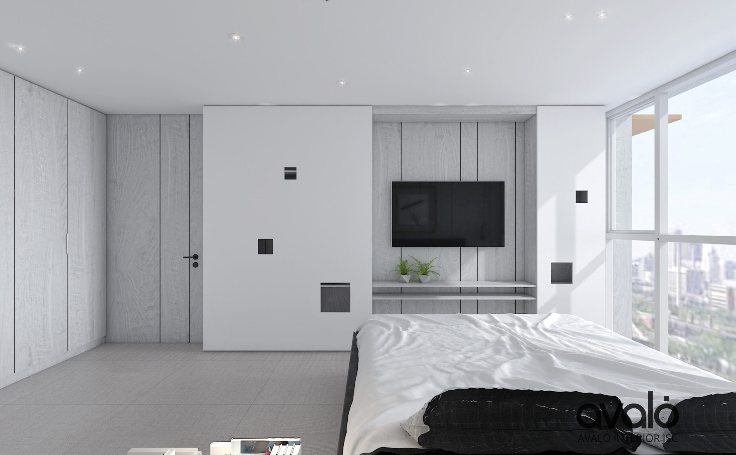 thiet ke noi that chung cu phong cach toi gian 3 76830 scaled Lợi ích khi thiết kế nội thất chung cư tối giản