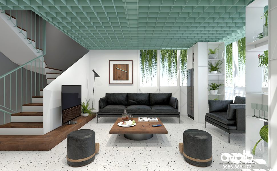 thiet ke noi that nha pho 2 61268 Phong cách tối giản Minimalism hoặc Scandinavian phù hợp cho nhà phố