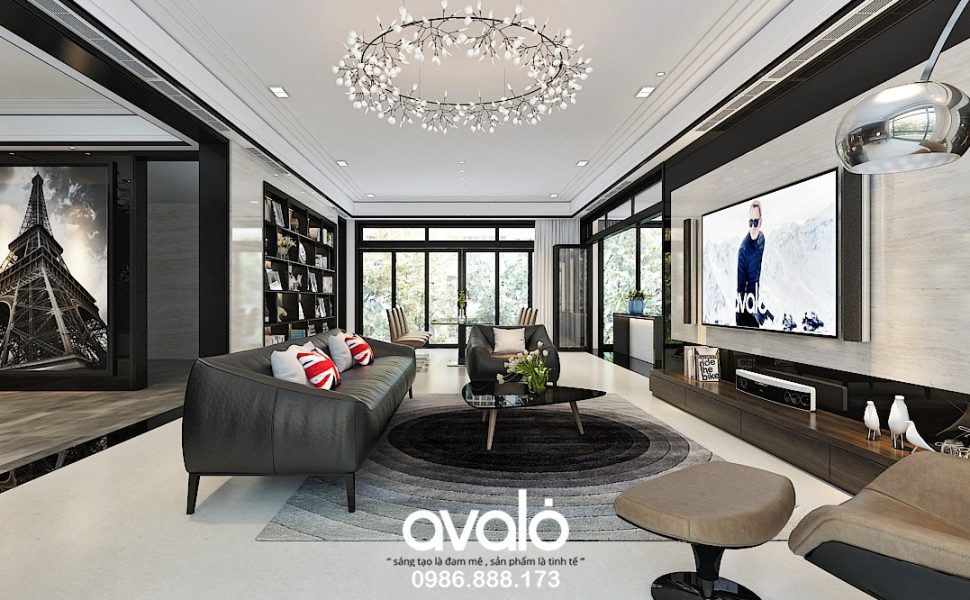 thiet ke thi cong noi that biet thu 2 46996 Lựa chọn phong cách thiết kế thi công nội thất phù hợp cho biệt thự