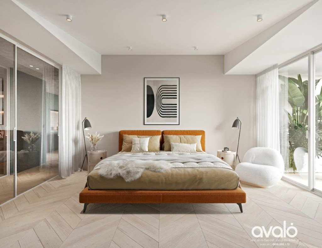 trang tri noi that chung cu 60m2 4 76969 Ưu tiên lựa chọn màu sắc và vật liệu thông minh